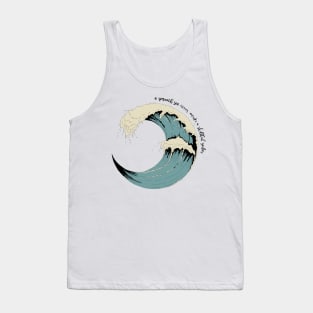 a smooth sea never made a skillfull sailor-ocean waves Tank Top